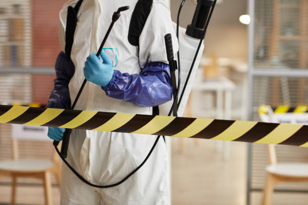 Professional Biohazard technician working in Lena, WI